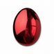 Декоративное яйцо пасхальное красное гальваническое 6 см ee-galvanic-red-6-10 фото 1