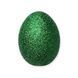 Яйце великоднє зелене блискуче 9 см ee-shine-green-9-10 фото 1