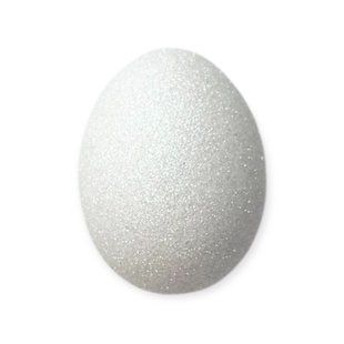 Яйце великоднє білий хамелеон блискуче 4 см ee-shine-hwhite-4-10 фото
