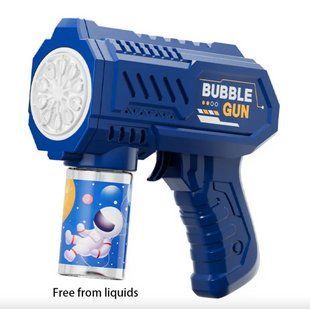 Бульбашковий пістолет Bubble Gun синій 1-SHVAB-29 фото