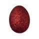 Яйце великоднє червоне блискуче 9 см ee-shine-red-9-10 фото 1