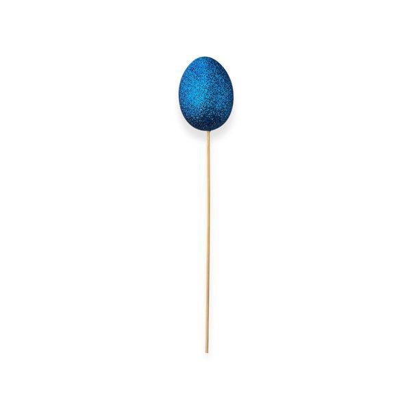 Яйце великоднє синє блискуче 20 см ee-shine-blue-20-1 фото