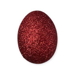 Яйце великоднє червоне блискуче 6 см ee-shine-red-6-10 фото