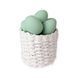 Декоративне яйце великоднє зелене матове 20 см e-matte-green-20-1 фото 1