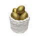 Яйцо пасхальное золотистое блестящее 20 см ee-shine-gold-20-1 фото 2