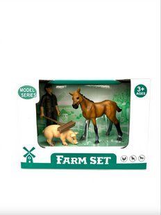 Набір дитячих іграшок Ферма 3 фігурки Farm Set 1-SHVAB-37(3) фото