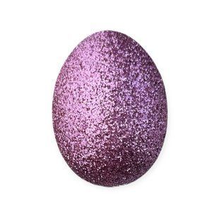 Яйцо пасхальное фиолетовое блестящее 9 см ee-shine-purple-9-10 фото