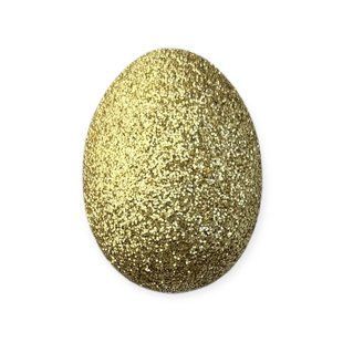 Яйцо пасхальное еврозолото блестящее 9 см ee-shine-egold-9-10 фото